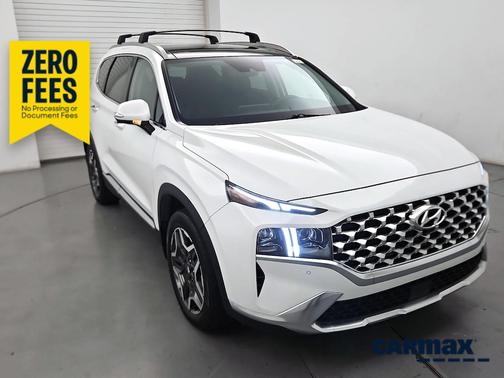 White 2023 Hyundai SANTA FE Limited