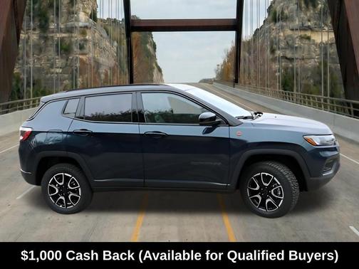 Fathom Blue Pearlcoat 2026 Jeep Compass Trailhawk