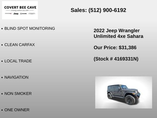 2022 Jeep Wrangler Unlimited 4xe Sahara