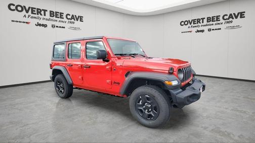 Firecracker Red Clearcoat 2026 Jeep Wrangler Sport SUV