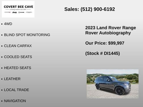 Carpathian Grey 2023 Land Rover Range Rover Autobiography