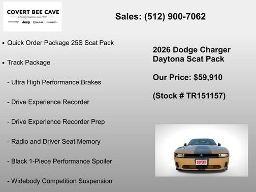 2026 Dodge Charger Daytona Scat Pack