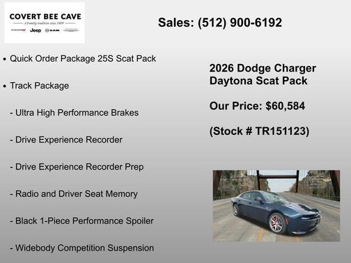 Dark 2026 Dodge Charger Daytona Scat Pack