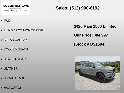 Gray Clearcoat 2026 RAM 2500 Limited