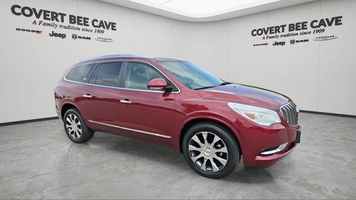 Red 2017 Buick Enclave Premium