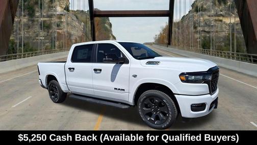 Bright White Clearcoat 2026 RAM 1500 Big Horn/Lone Star