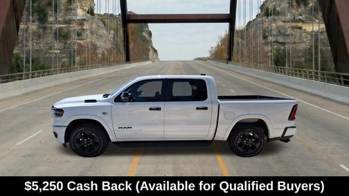 Bright White Clearcoat 2026 RAM 1500 Big Horn/Lone Star