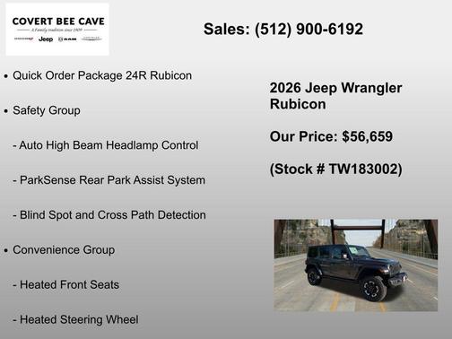 Gobi Clearcoat 2026 Jeep Wrangler Rubicon