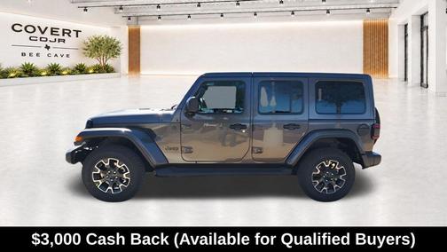 Crystal Metallic 2026 Jeep Wrangler Sahara