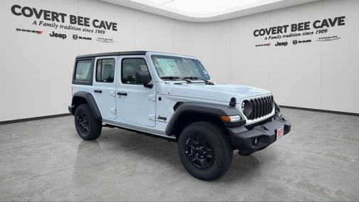 Bright White Clearcoat 2026 Jeep Wrangler Sport SUV