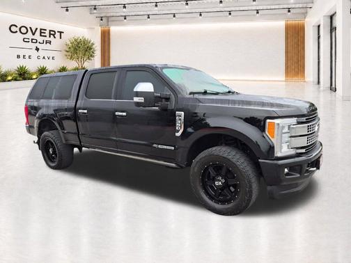 Shadow Black 2017 Ford F-350 Platinum