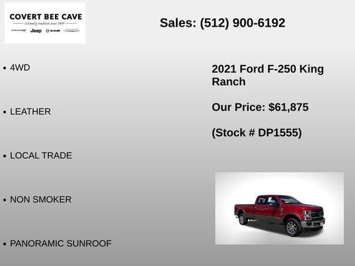 Stone Gray 2021 Ford F-250 King Ranch
