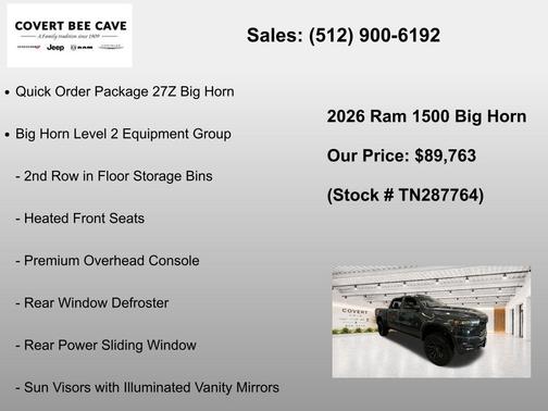 Blue Metallic 2026 RAM 1500 Big Horn/Lone Star