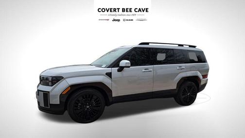 Shimmering Silver 2025 Hyundai SANTA FE HEV Calligraphy