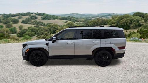 Shimmering Silver 2025 Hyundai SANTA FE HEV Calligraphy