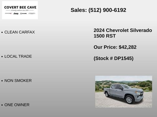Slate Gray Metallic 2024 Chevrolet Silverado 1500 RST