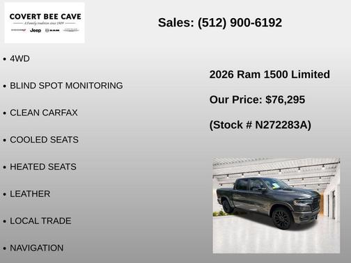 Crystal Metallic 2026 RAM 1500 Limited