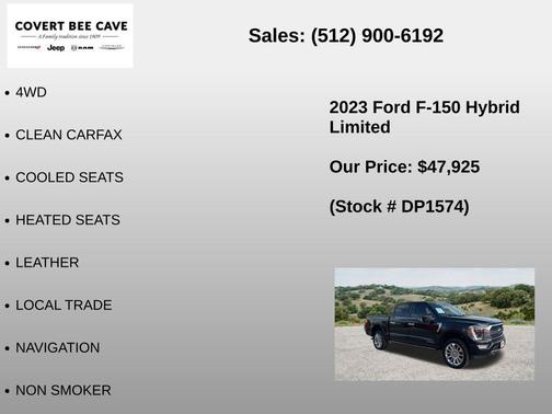 Black Metallic 2023 Ford F-150 Limited