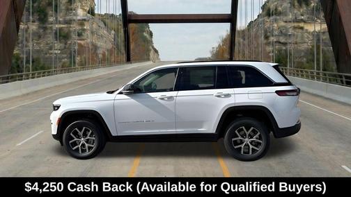 Bright White Clearcoat 2025 Jeep Grand Cherokee Limited