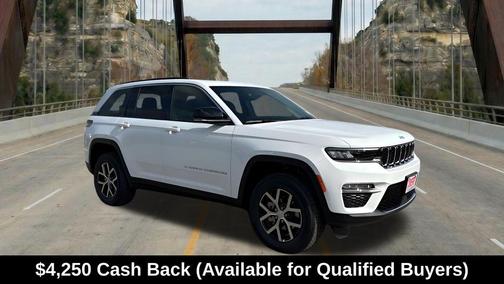 Bright White Clearcoat 2025 Jeep Grand Cherokee Limited