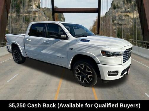 Bright White Clearcoat 2026 RAM 1500 Laramie