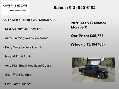 Granite 2026 Jeep Gladiator Mojave