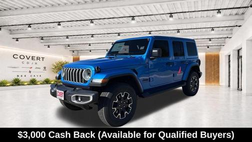 Blue Pearl 2026 Jeep Wrangler Sahara