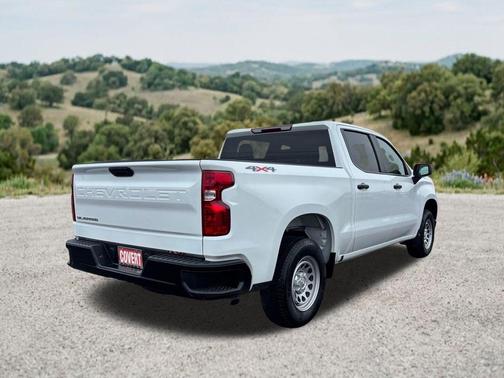 Summit White 2025 Chevrolet Silverado 1500 WT