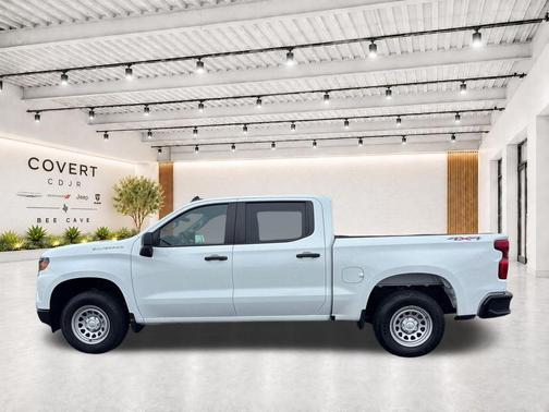 Summit White 2025 Chevrolet Silverado 1500 WT