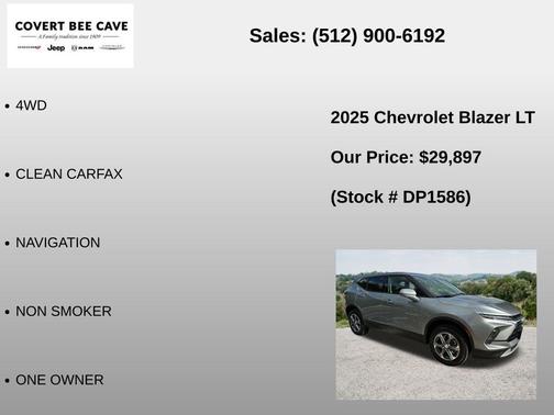 Sterling Gray Metallic 2025 Chevrolet Blazer LT