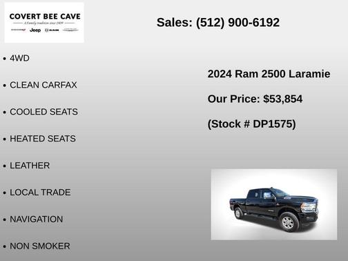 Diamond Black 2024 RAM 2500 Laramie