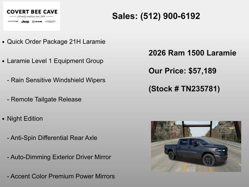 Crystal Metallic 2026 RAM 1500 Laramie