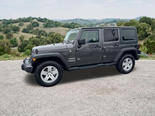 Granite Crystal Clearcoat Metallic 2017 Jeep Wrangler Unlimited Sport