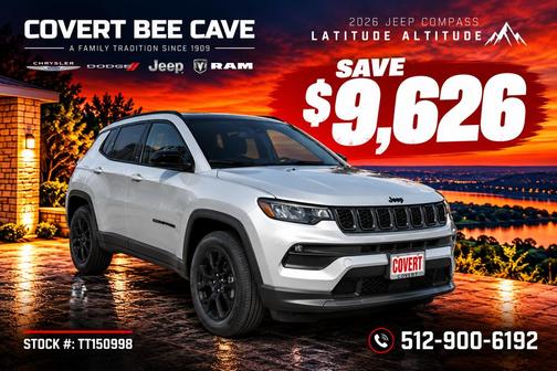 Silver 2026 Jeep Compass Latitude