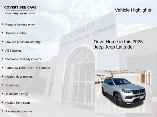 Silver 2026 Jeep Compass Latitude