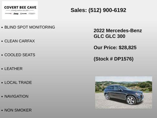 Black 2022 Mercedes-Benz GLC 300 Base 4MATIC
