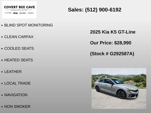 Gray 2025 Kia K5 GT-Line