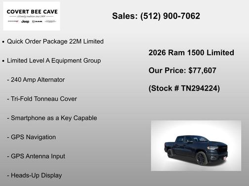 Blue Metallic 2026 RAM 1500 Limited