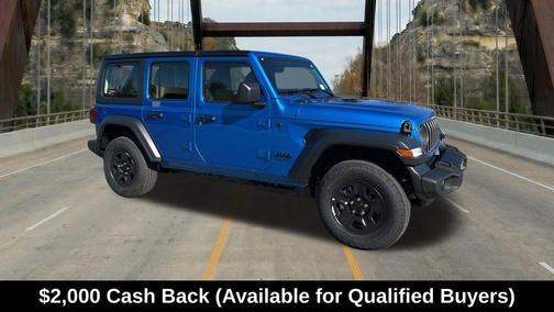 Hydro Blue Pearl 2026 Jeep Wrangler Sport