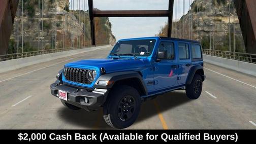 Hydro Blue Pearl 2026 Jeep Wrangler Sport