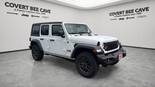 Bright White Clearcoat 2026 Jeep Wrangler Sport SUV