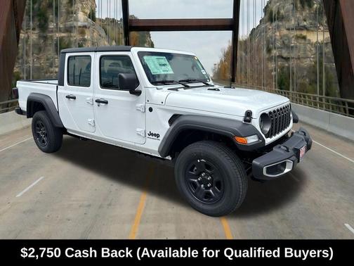 Bright White Clearcoat 2026 Jeep Gladiator Sport