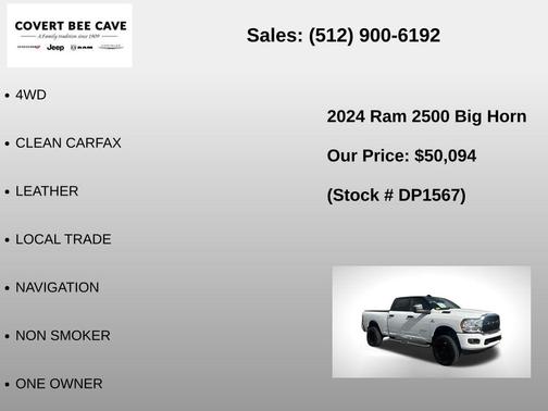 Bright White Clearcoat 2024 RAM 2500 Big Horn