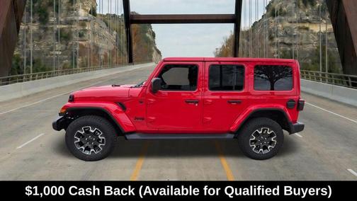 Firecracker Red Clearcoat 2026 Jeep Wrangler Sahara
