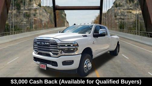 Bright White Clearcoat 2026 RAM 3500 Laramie