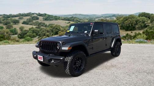 Granite Crystal Clearcoat Metallic 2024 Jeep Wrangler Sport