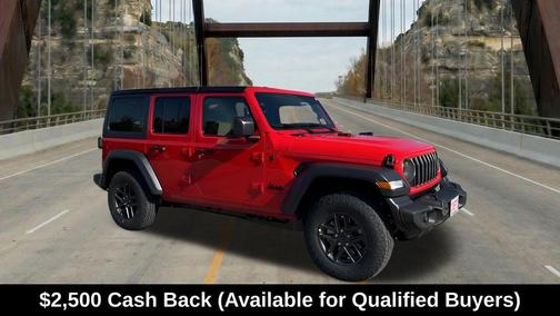 Firecracker Red Clearcoat 2026 Jeep Wrangler Sport