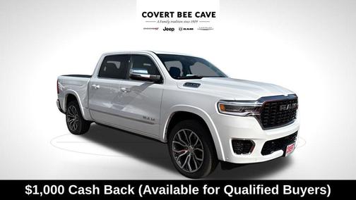 Bright White Clearcoat 2026 RAM 1500 Tungsten