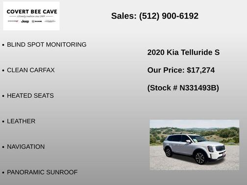 Snow White Pearl 2020 Kia Telluride S