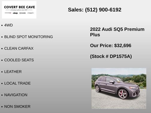 Daytona Gray Pearl Effect 2022 Audi SQ5 3.0T Premium Plus